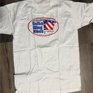 Vintage t shirt delta wing kites log rare XL New old stock